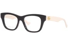 Gucci GG0999O 002 Eyeglasses Frame Women's Black/white Full Rim Cat 52-MM New. Price: $199.95.