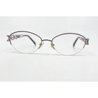 Charmant Eyeglasses Womens Purple Semi Rimless Oval Frame 50-18-135 Pre-owned. Price: $31.99.