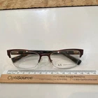 Armani Exchange AX1004 6016 Brown Semi-rimless Eyeglasses 52.17.135 New. Price: $54.99.