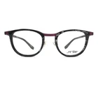 Rey Eyeglasses Frames JF2680 0075 Black Plum Purple Square Full Rim 48-21-140 New. Price: $299.99.