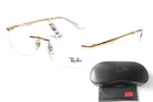 Ray-ban RX6483I 3094 Rimless Rose Gold Optical Eyeglasses Frames 53-17-140 New. Price: $126.95.