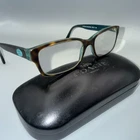 Coach Eyeglass Frames Authentic 5116 (dark Tortoise/teal) 50:16:135 & Case Pre-owned. Price: $34.99.