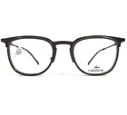 Lacoste Eyeglasses Frames L2264 024 Gunmetal Clear Brown Square 49-21-145 New. Price: $49.99.