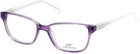 Candie's CA0129 083 Purple White Plastic Optical Eyeglasses Frame 54-17-135 New. Price: $79.60.
