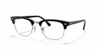 Ray-ban Rx 5154 2000 Clubmaster Eyeglasses 51MM Shiny Black / Clear Demo Lens New. Price: $129.95.