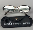 Manhattan Design Studio Mdx S-3274 48/17 135 Eyeglasses W/ Clip On Shades Pre-owned. Price: $49.99.