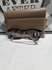 Burberry Womens Thin Round Lightweight Eyeglasses BE2318 Transparent Brown/check New. Price: $64.99.