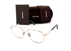 Tom Ford FT5830 028 Gold / Clear Lens 56MM Eyeglasses TF5830 New. Price: $159.45.