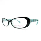 Betsey Johnson Untamed Womens Teal Black Full Rim Eyeglasses 52-16-135 New. Price: $181.38.