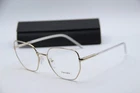 New Prada Vpr 60W ZVN-1O1 Gold Authentic Designer Eyeglasses W/case 53-18 K1. Price: $136.00.