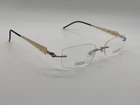 Bioeyes X13 Col. 154 Gold Authentic Eyeglasses 52-17-145MM Comes W/ Full Set New. Price: $90.00.