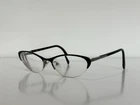Prada 54P FAR-1O1 Half Rim Black Eyeglasses Optical Frame 53-17-135 Pre-owned. Price: $59.99.