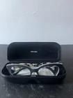 Prada Eyeglasses Vpr 11R TFN-1O1 Opal Grey Havana Glossy Frames Discontinued Pre-owned. Price: $140.00.