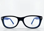 Ray-ban RB1544 3600 Kids Eyeglasses Frames Black Blue Round 48-16-130 2849 Pre-owned. Price: $13.99.
