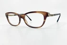 Bvlgari Tortoise Gold Crystal Temple Glasses Italy 4091 53-17-135 13913 Pre-owned. Price: $83.99.