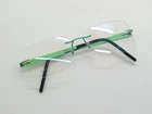 Blackfin Vancouver BF798 Col. 706 Matte Green Titanium Rimless Eyeglasses New. Price: $130.49.