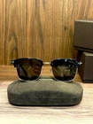 Tom Ford TF1242-K Black Lens Semi-rimless Eyeglasses 56-19-145 New. Price: $185.00.