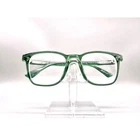 Kits By Vasuma Lindberg Green Square Eyeglasses Frames VK032-14 51-20-143 Pre-owned. Price: $19.99.