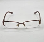 Gucci Eyeglasses GG2878 M12 Brown Gold Rectangle Half Rim Frame Only Italy Pre-owned. Price: $59.95.