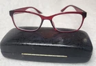 Zenni 2108918 Red Rectangle Eyeglasses Frames Womens Pre-owned. Price: $10.80.