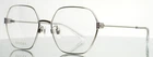 Gucci GG1285O 002 Silver Womens Geometric Full Rim Eyeglasses 59-18-140 B:52 New. Price: $249.99.