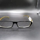 Burberry 8369 05M4 Black & Check Rectangular Eyeglass Frames 53-14-130 Italy New. Price: $180.41.