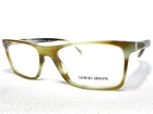 Mens Giorgio Armani Eyeglasses Frames AR7163 5708 Striped Green Modern 53/18 New. Price: $179.54.