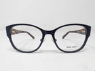 Nine West NW1061434 51-17-135 B: 38.4 Navy Blue Full Rim Women's Eyeglasses. Price: $40.00.