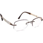 Charmant Eyeglasses XL2041 Titan Dark Brown/gold Rimless Japan 52 16 135 Pre-owned. Price: $99.99.