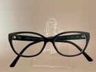 Versace Eyeglasses 3189-B GB1 Black Cat 52-15-140 Italy Frames Only Pre-owned. Price: $32.87.