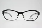 Rey JF2555 Black White Square Eyeglasses Frame New. Price: $193.42.
