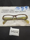 Nice Face Axess Eyeglasses Frames Col 750 Brown Green Pre-owned. Price: $39.99.