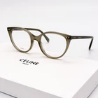 New Celine CL50068I 093 Women Cat Khaki Eyeglasses. Price: $199.00.