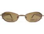 Easyflip Petite Eyeglasses Frames Mod P6075 10 Shiny Brown Clip Ons 50-17-135 New. Price: $55.86.