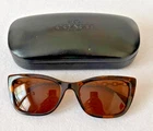 Coach Eyeglass Frames HC8257U Dark Tortoise Bronze 55-18-140 Case Pre-owned. Price: $19.99.