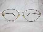 Legacy Eyeglasses Frame WM5010 Women's Gold Brown Full Rim Round 52-17-130 Pre-owned. Price: $35.99.
