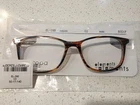 New Elements Europa EL290 C3 Brown Aqua Demi Eyeglasses Frame 50-17-140 Nib. Price: $50.00.