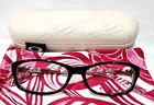 Oakley OX1063-0652 Breast Cancer Black Purple Eyeglasses 52-15 139 Case Pouch New. Price: $93.49.