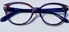 Bvlgari 4136-B 5339 Purple Full Rim Plastic Women's Eyeglass Frames 52-17-145 Pre-owned. Price: $50.00.