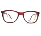 Dereon DOV526 611 Eyeglasses Frames Clear Red Gold Studded Square 53-20-140 New. Price: $26.25.