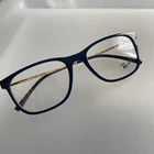 New Ray Ban Eyeglasses RB7244 8100 Glossy Blue / Gold Nice Look!. Price: $80.00.
