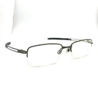 Oakley Eyeglasses Frame Frag OX5045-0353 Pewter Rectangle Half Rim 53-19-140 T4 Pre-owned. Price: $33.99.