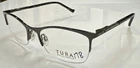 Tura TE247 Dark Gunmetal Women's Half-rim Eyeglasses Frames 52-18-135MM New. Price: $199.00.