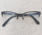 Kate Spade Eyeglass Frame Blue Valary OGF5 Semi Rimless Flexhinge Gold Trim Pre-owned. Price: $39.95.