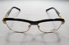 Cazal Mod. 4251 Col. 001 Gold Black Titanium Optical Frame Eyesize 54-15-135 New. Price: $150.00.