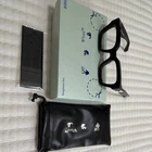 Off-white OW40001U Black Square Full-rim Plastic Eyeglass Frames 50-22 145 Pre-owned. Price: $200.00.