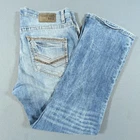 Bke Derek Bootleg Jeans Mens 36R Light Wash Denim Blue Classic Fit Pre-owned. Price: $34.98.