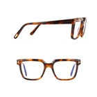 Tom Ford TF5889-B 053 Havana Square Plastic Eyeglasses Frame 53-19-145 Pre-owned. Price: $231.60.
