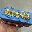 Versace VK1002 Eyeglasses Girls Frame Gold Full Rim Style 46MM With Case Pre-owned. Price: $49.99.