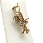 Solid 9CT 9K Gold Stage Coach Horse Buggy Charm Pendant Cart Wagon Pre-owned. Price: $350.00.
